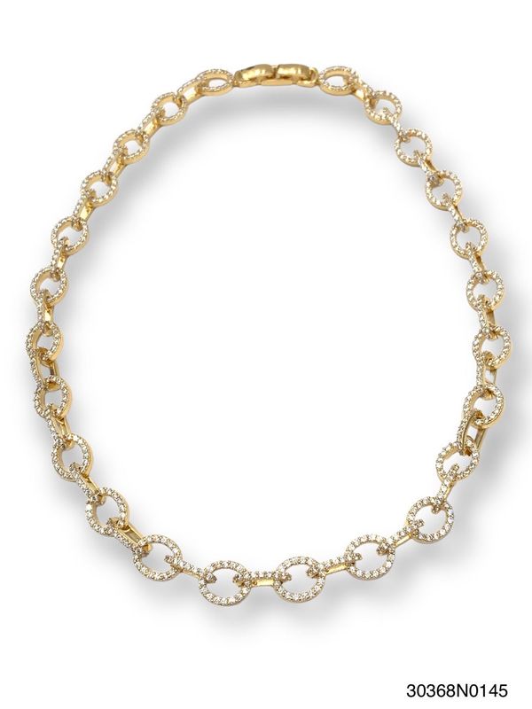 Necklace, Othelia Link (Available in Gold &amp; White Gold)