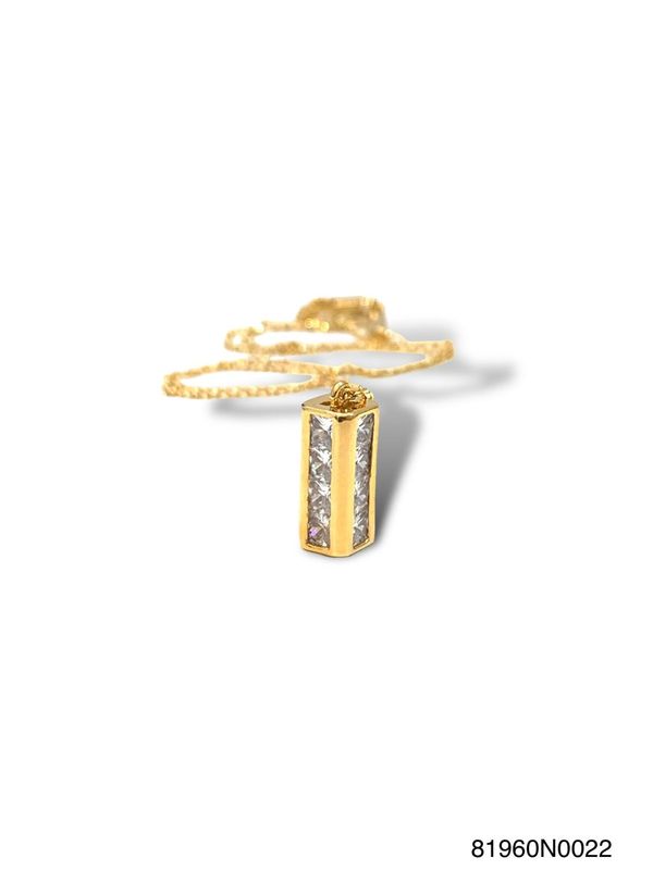 Necklace, Maya Midi Gold