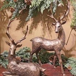 Reindeer, Set/2 Laying 4&quot;x12&quot;