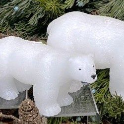 Candle, Polar Bear Set/3, 5/6/8