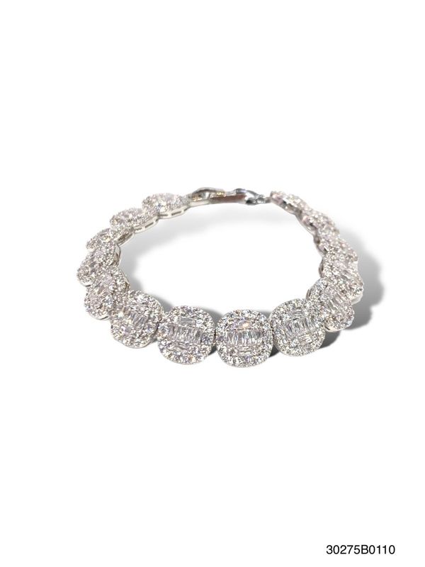 Bracelet, Emma Tennis (Available in Gold, White Gold and Gun Metal)