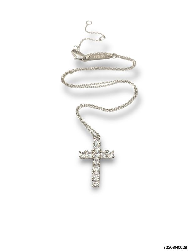 Necklace, Julia Cross (Available in Gold, Rose Gold &amp; White Gold)