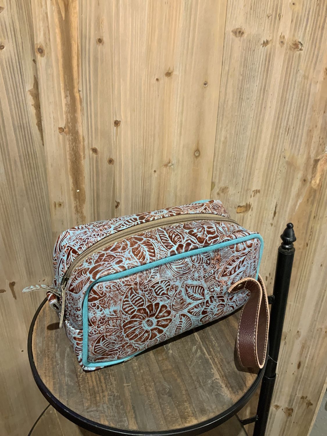 Shaving Kit Bag, Zoye Blue