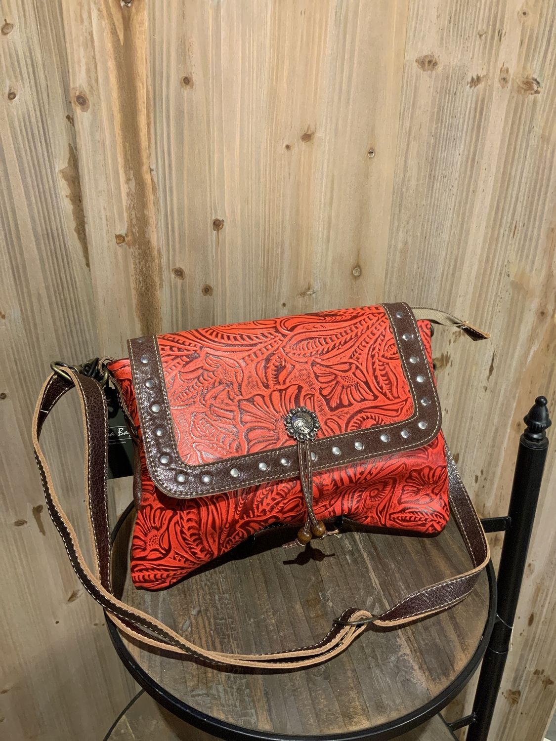 Tooled Bag, Multitude red