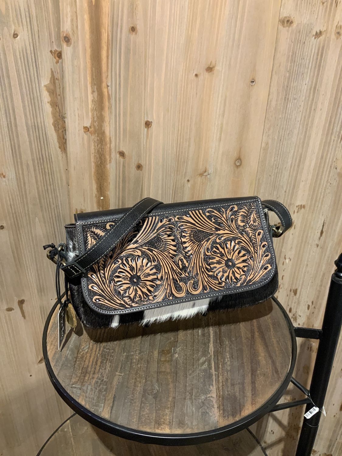 Hand Tooled Bag, Trillion