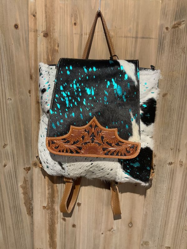 Hand Tooled Bag, Abundance