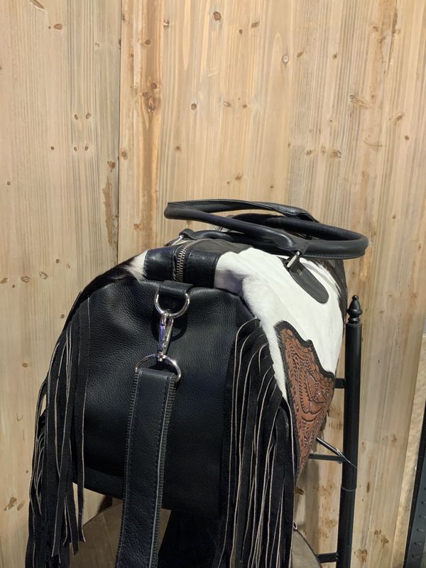 Duffle, Tooled Leather