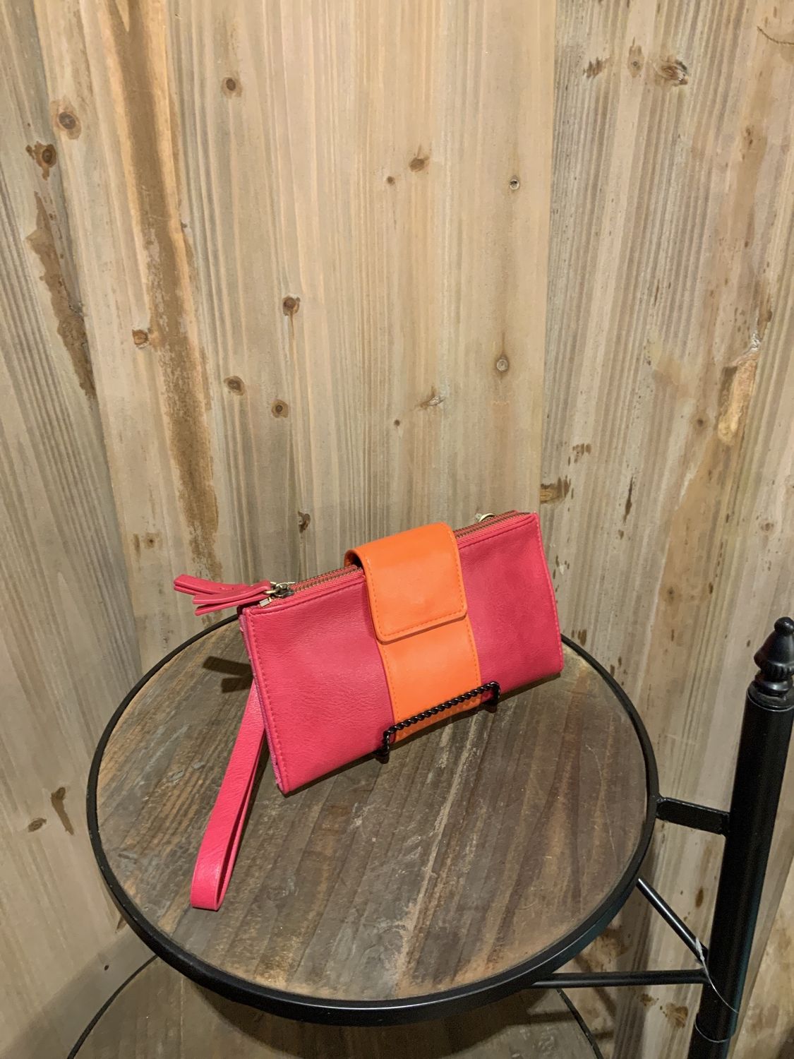 Crossbody Wallet, Camryn 6 ast clrblk