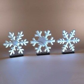 Infinity, 18.9&quot; Snowflake 3 Asst