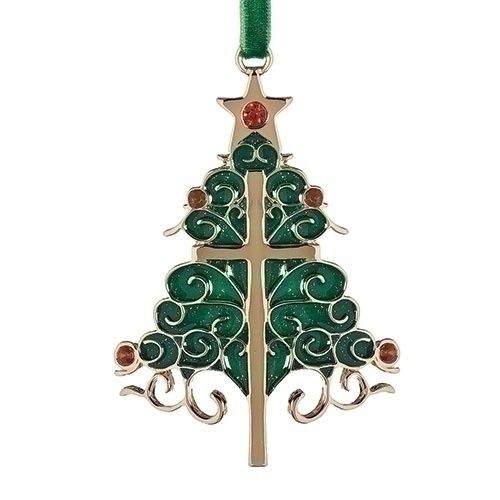 Ornament, 3.25&quot; The Xmas Cross Boxed