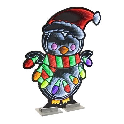 Infinity, Penguin w/Santa Hat 47"