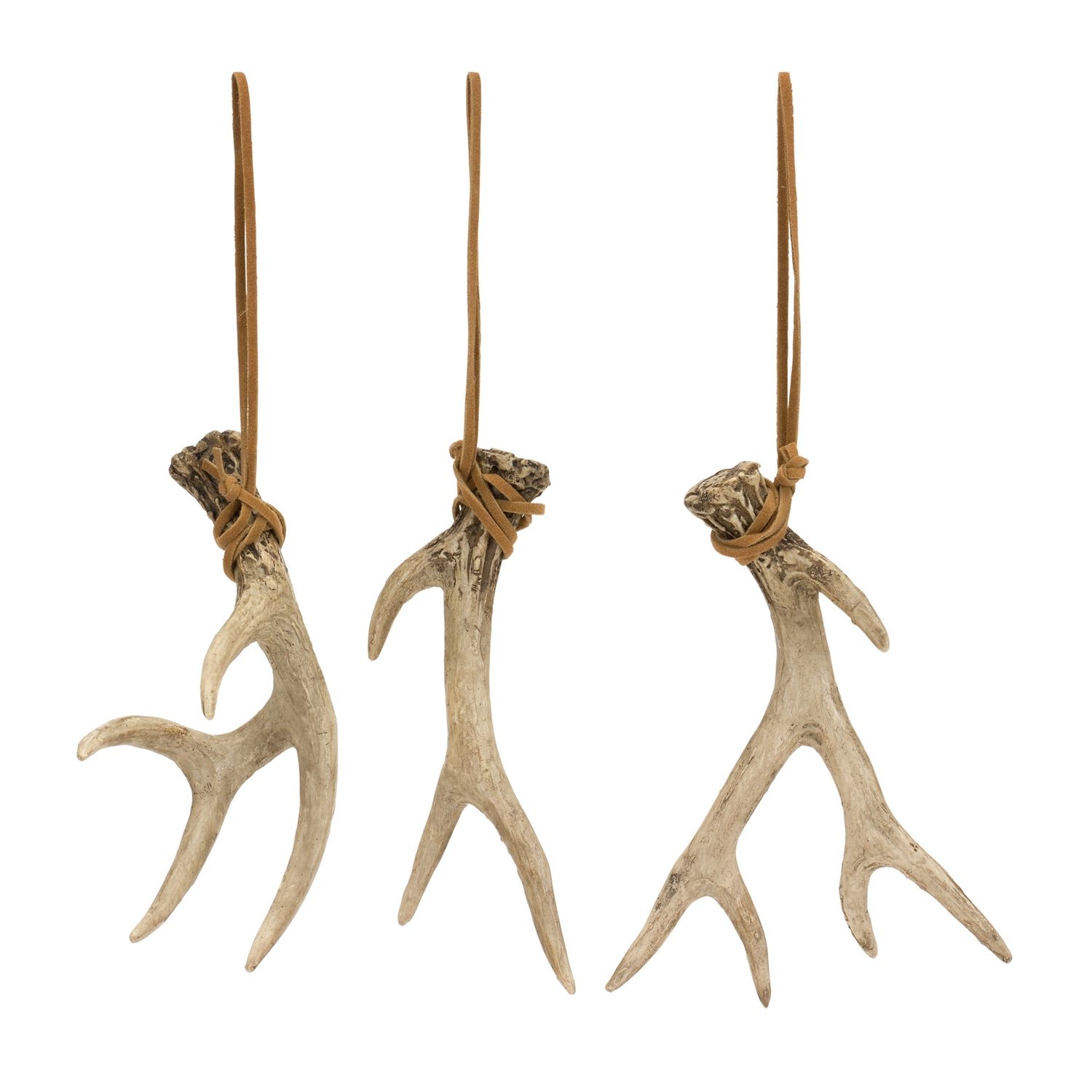 Ornament, 5&quot; Antler 3 Asst