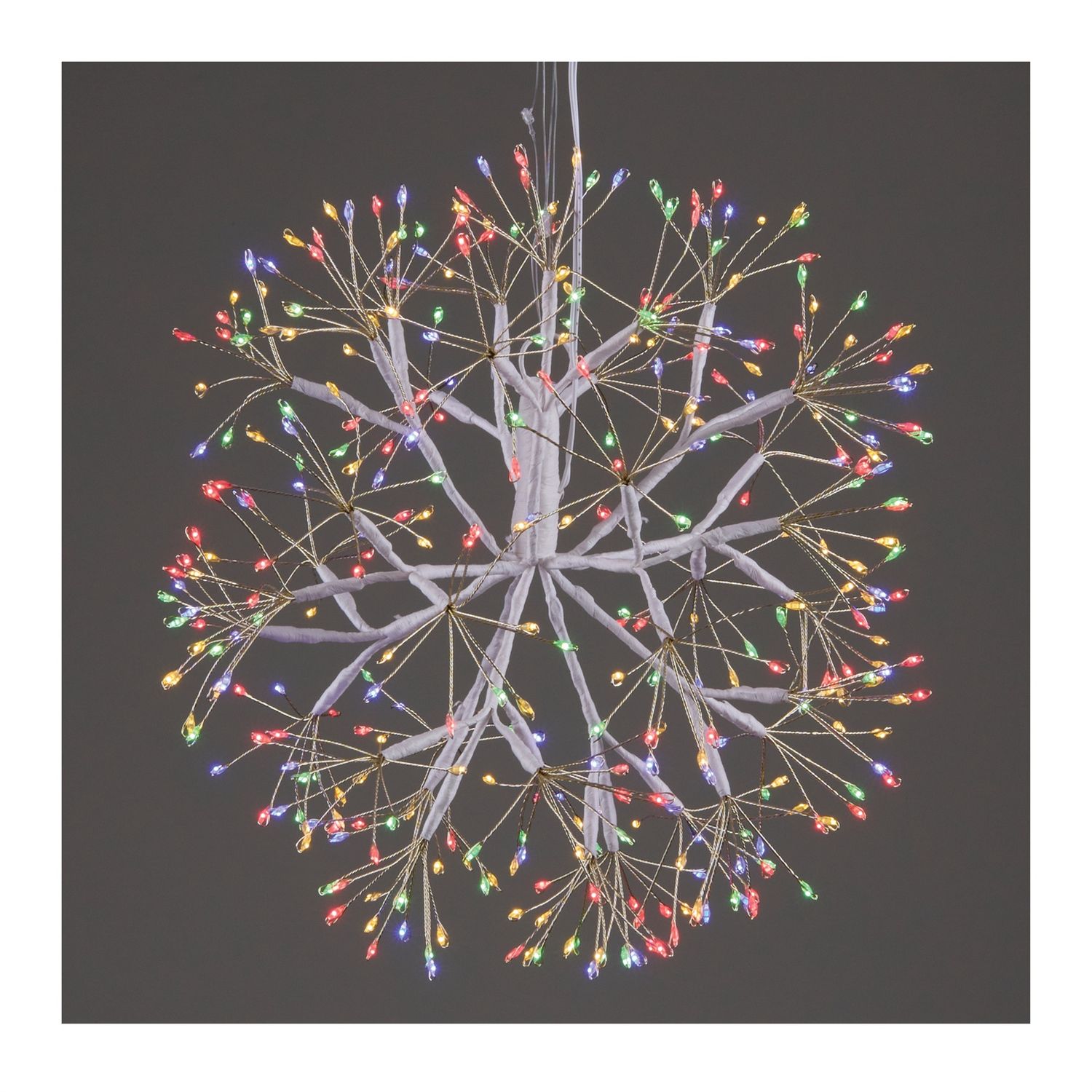 Orb, 11.75" LED White Wire UL Plug