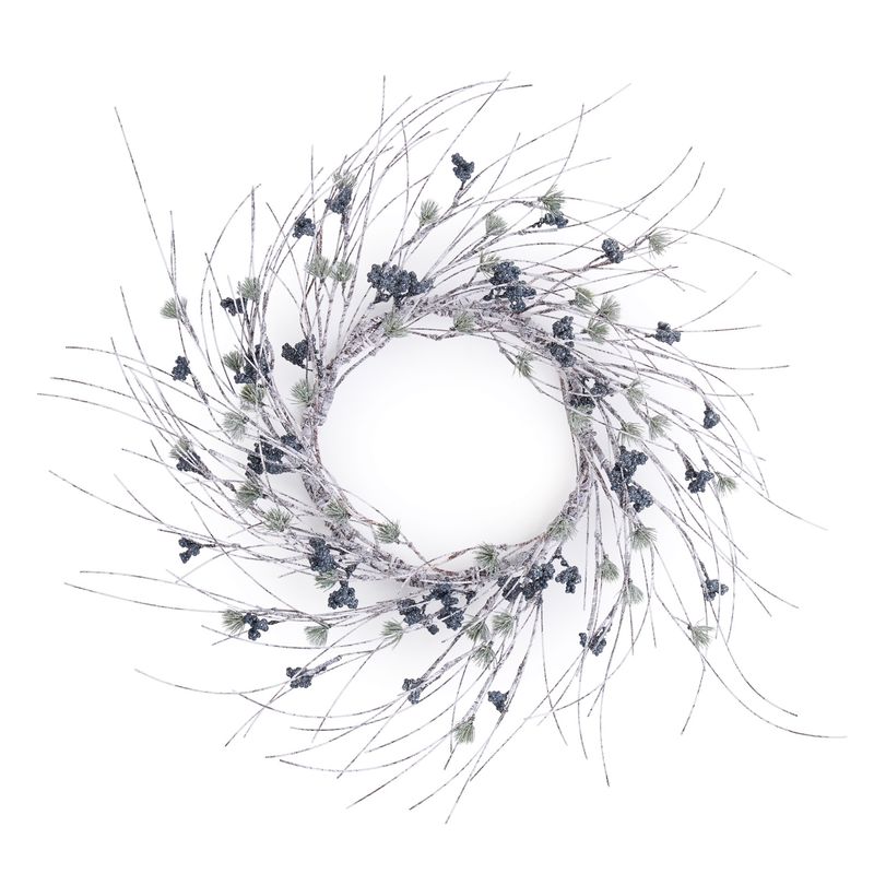 Wreath, Birch &amp; Pine 24&quot;