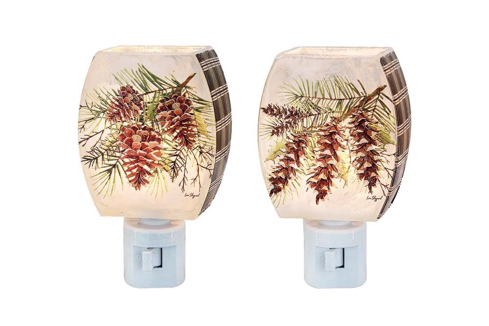 Night Light, Country Pine Glass