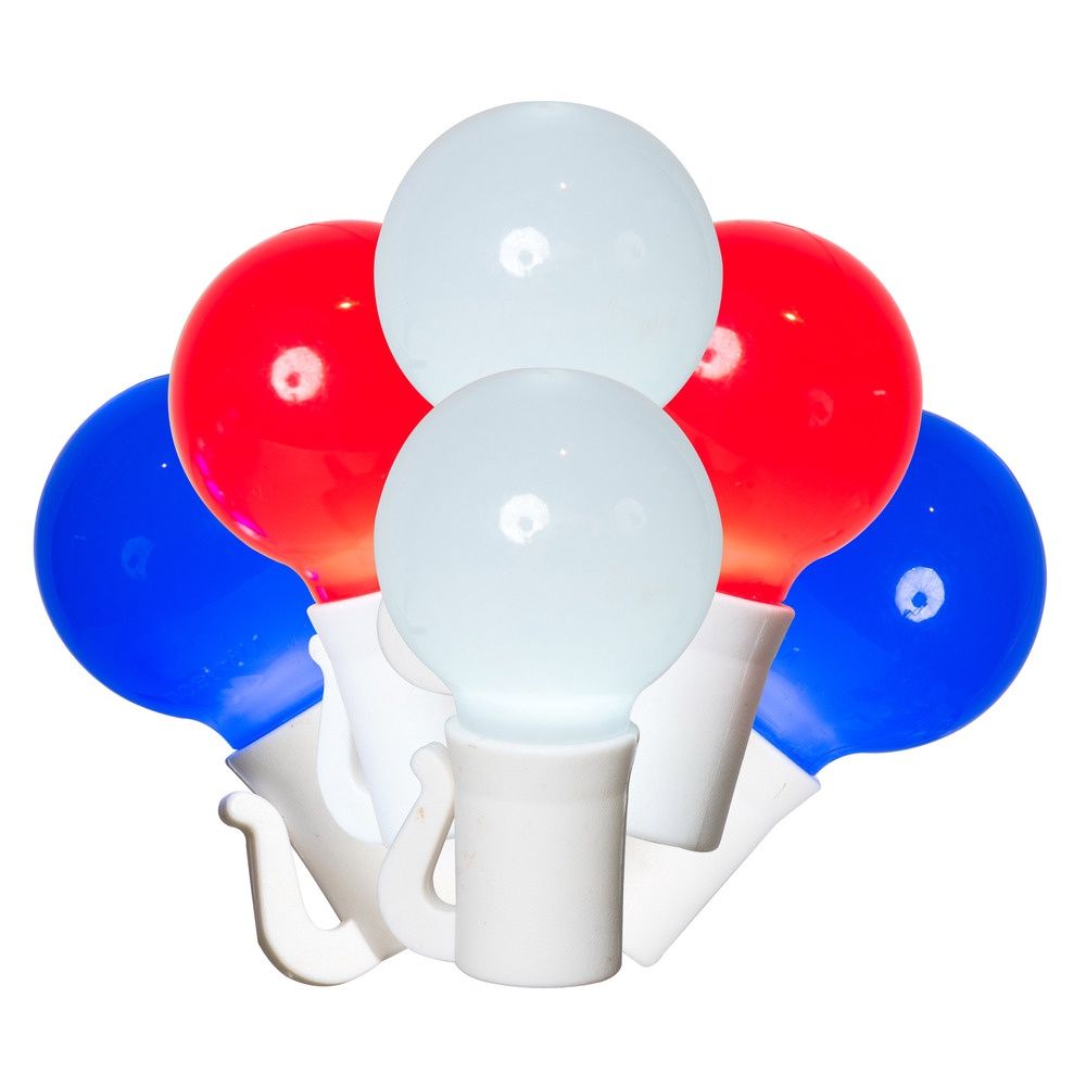 Lights, 25Lt LED Ceramic Rd/Wht/Bl