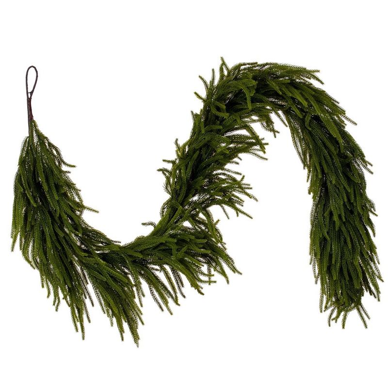 Garland, 63&quot; Green Norfolk Pine