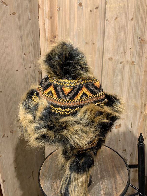 Faux Fur Hat, Epic Tawny