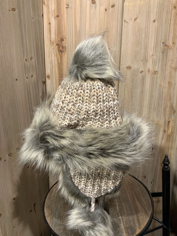 Faux Fur Hat, Bayka Caramel