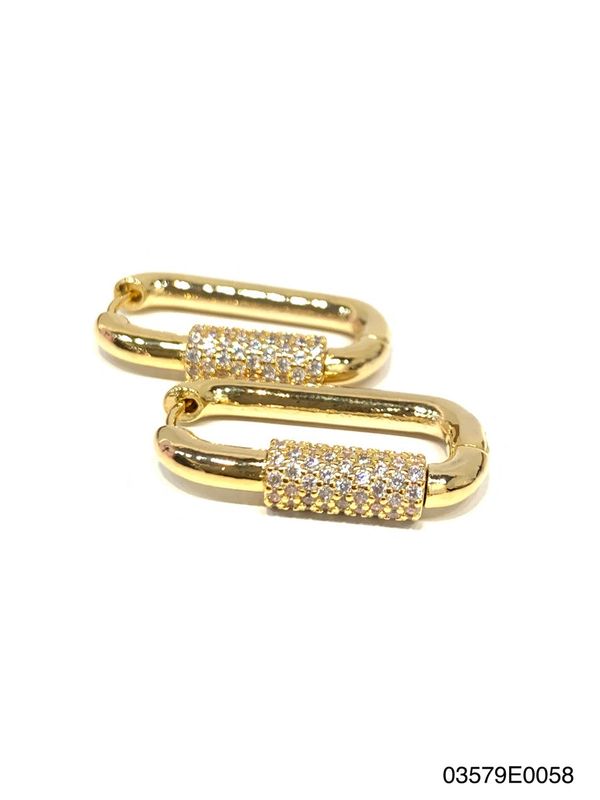 Earrings, Ava Belted Hoop G/RG/WG