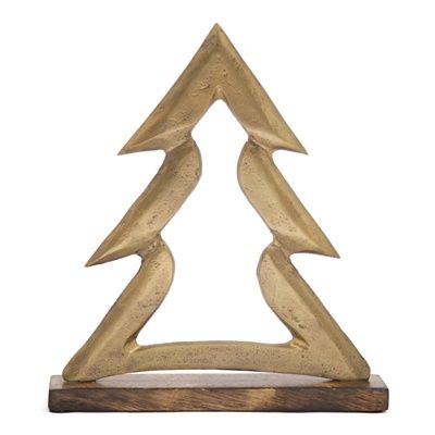 Tree, Tall 10.5&quot; Antique Brass on Stand