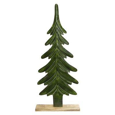 Tree, 40&quot; Enamel Green Pine on Stand