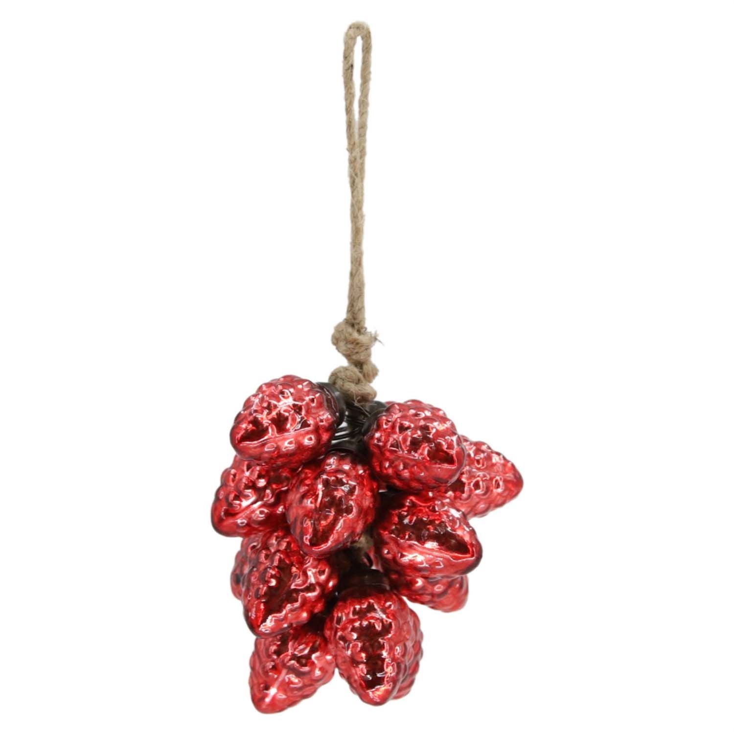Ornament, Ruby Red Berry Cluster