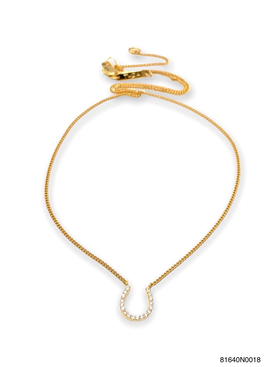 Necklace, Cilla Horse Shoe Gold