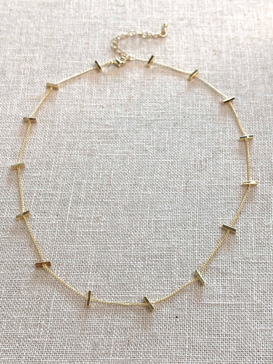 Necklace, Demi G/S bars