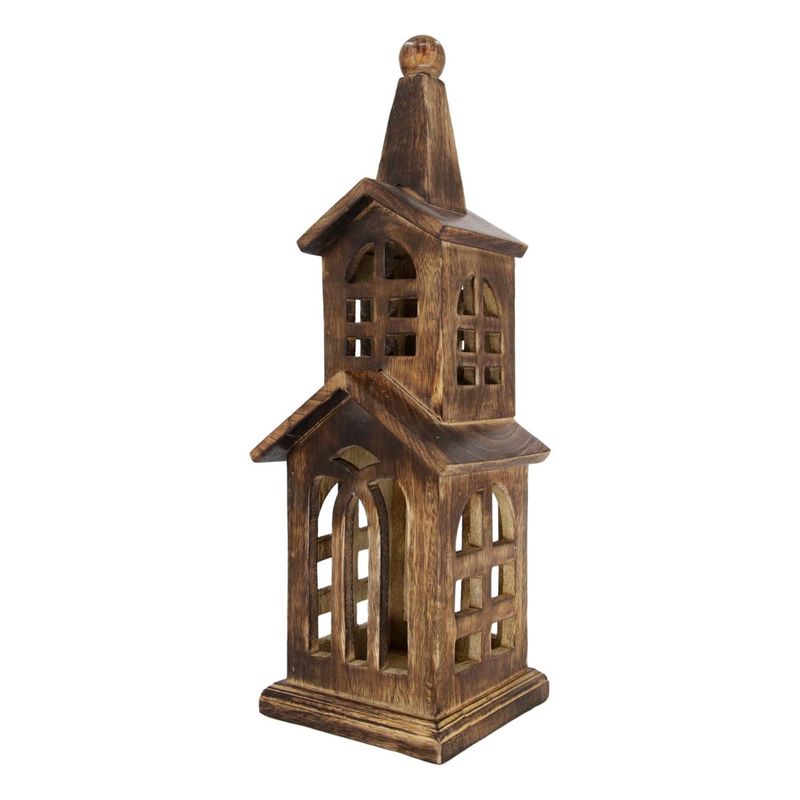 Tabletop, Dark Mango Wood Church 19&quot;