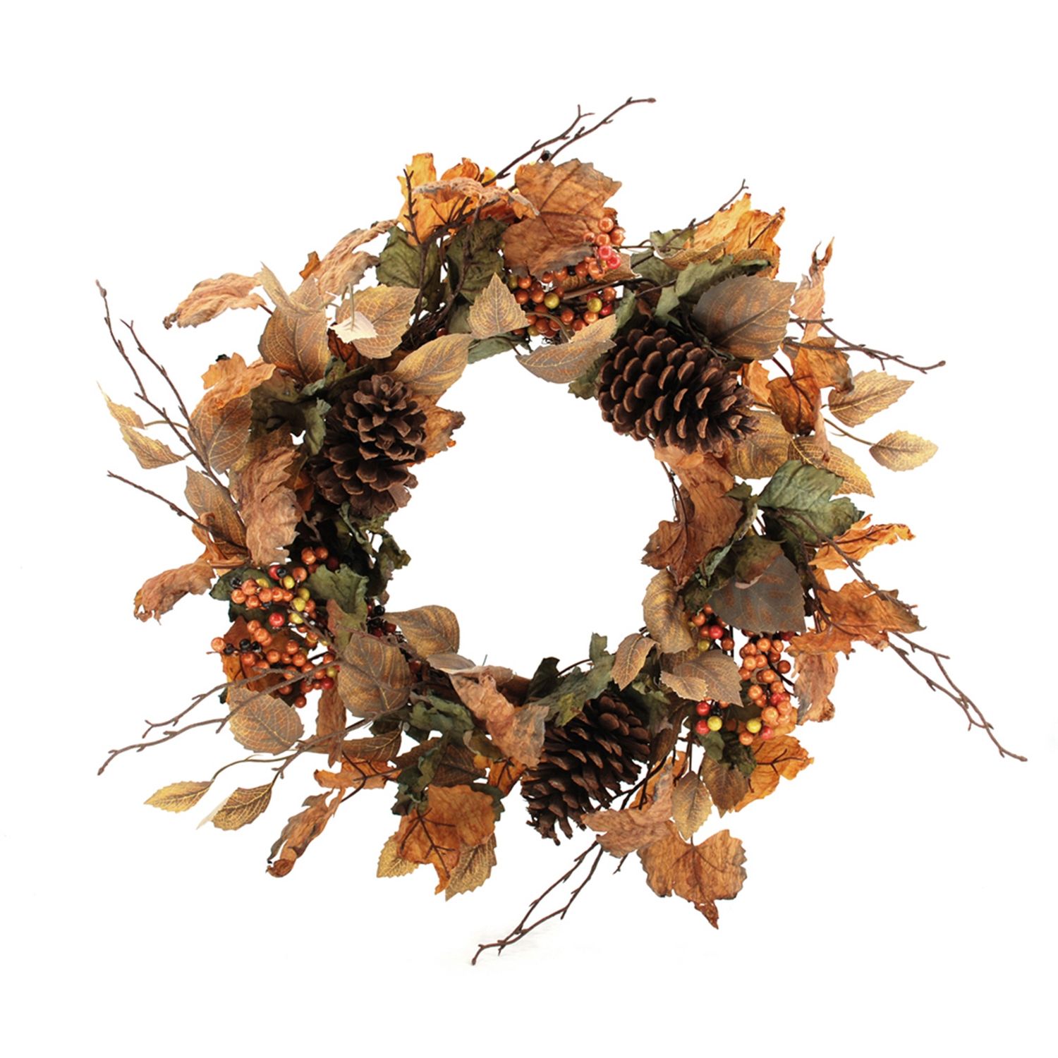 Wreath, Maple/Beech/Oak Leaves 26&quot;