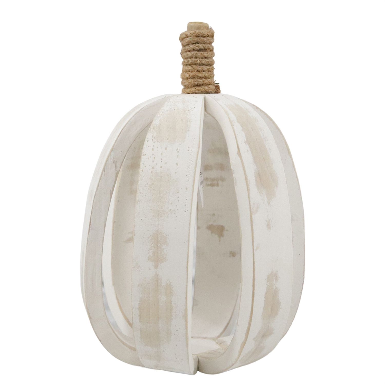 Pumpkin, Med White Wood 12&quot;