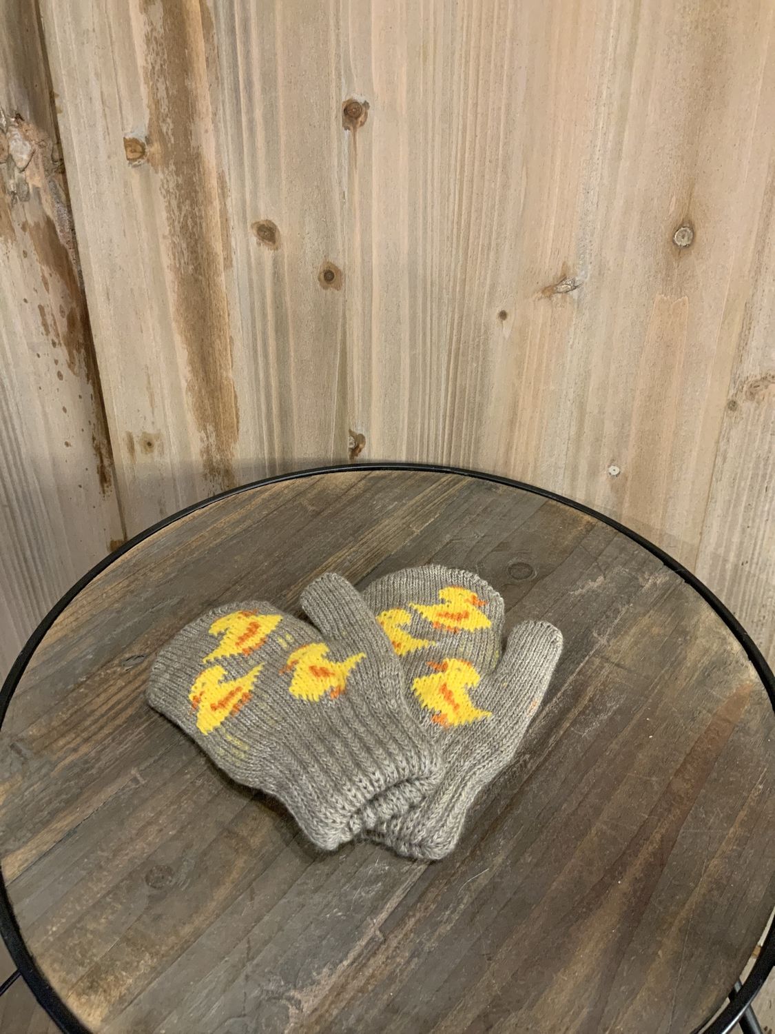 Mittens, Children&#39;s 3 Ducks 3-5yrs Beige/Yellow