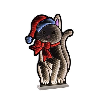 Infinity, Cat w/Santa Hat 23.5"