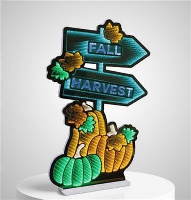 Infinity, Fall/Harvest Sign w/Pumpkins 35"