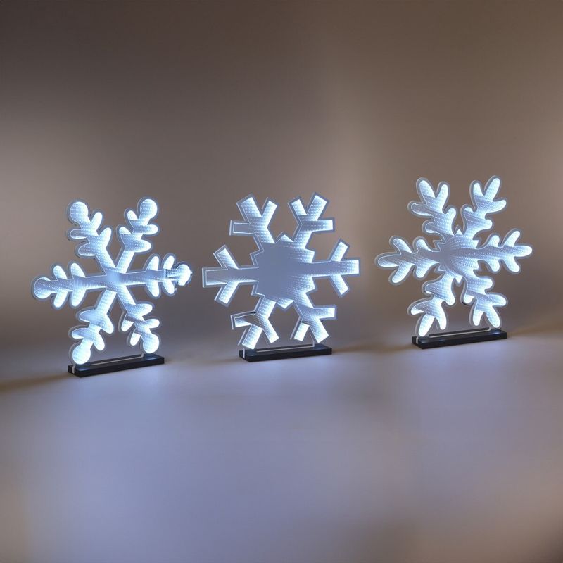 Infinity, 30.7" Snowflake 3 Asst