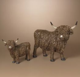 Highland Cow, 2 sizes 12.5" 26.5" Resin