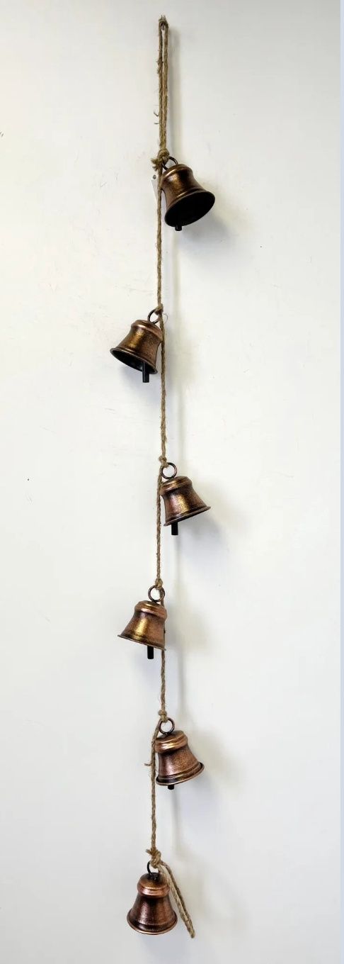 Garland, Bronze Metal Bell 54"