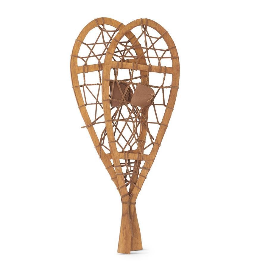 Snowshoes, 22.5" Pair of Wood/Leather