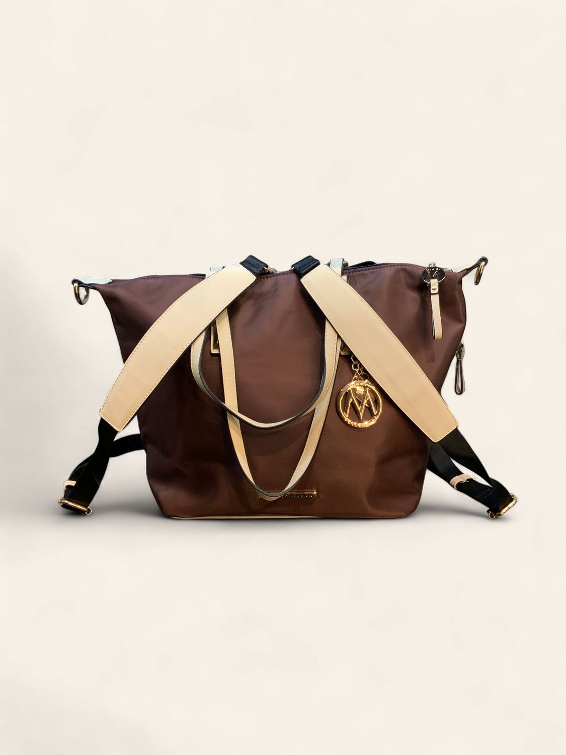 Backpack/Weekender coffee/ivory