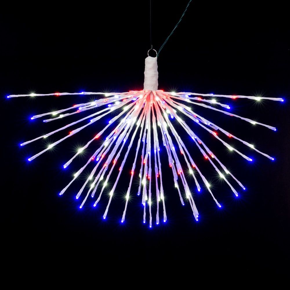 LED Starburst, 80lt Multi 16" R/W/B
