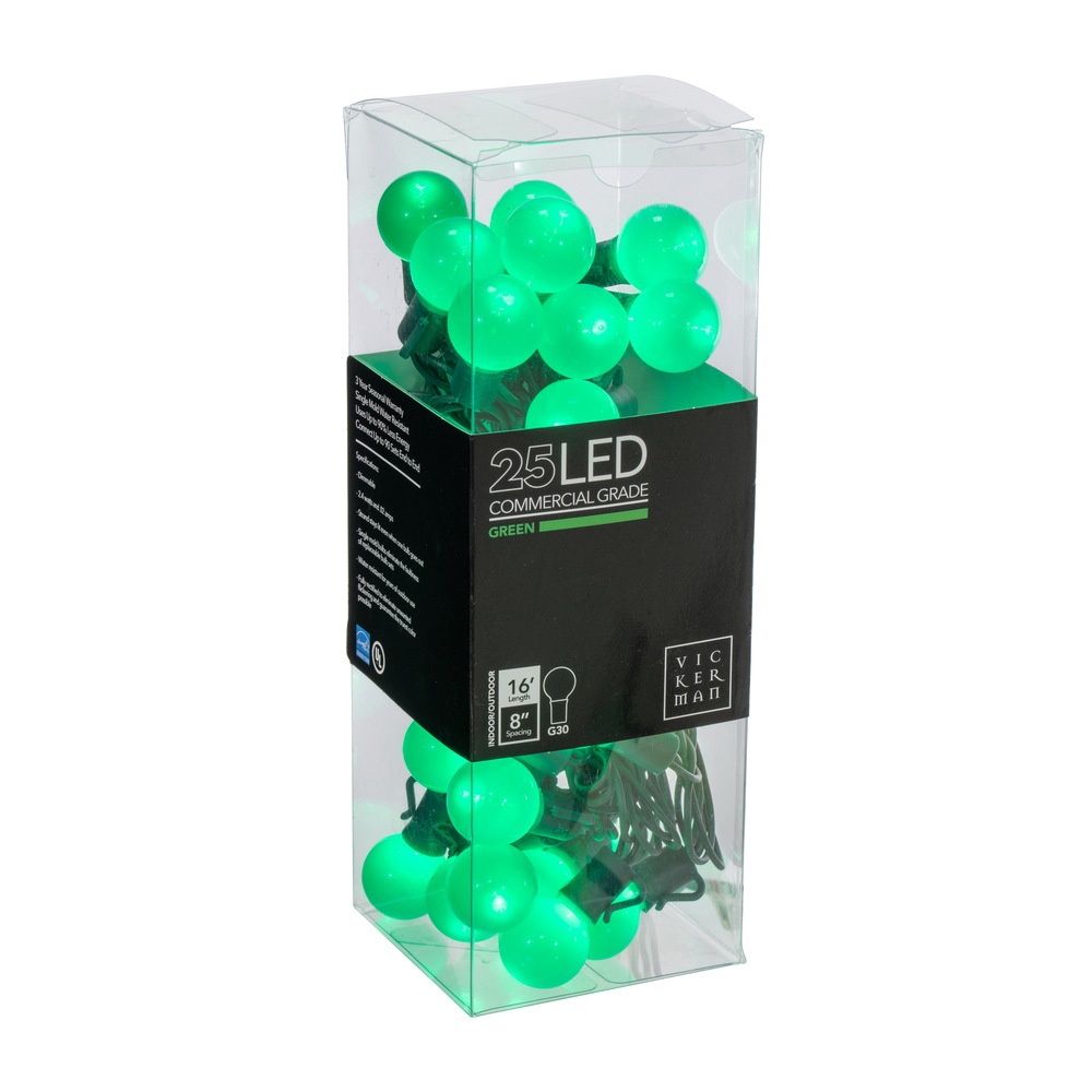 Lights, Green Ceramic 25lt LG bulb