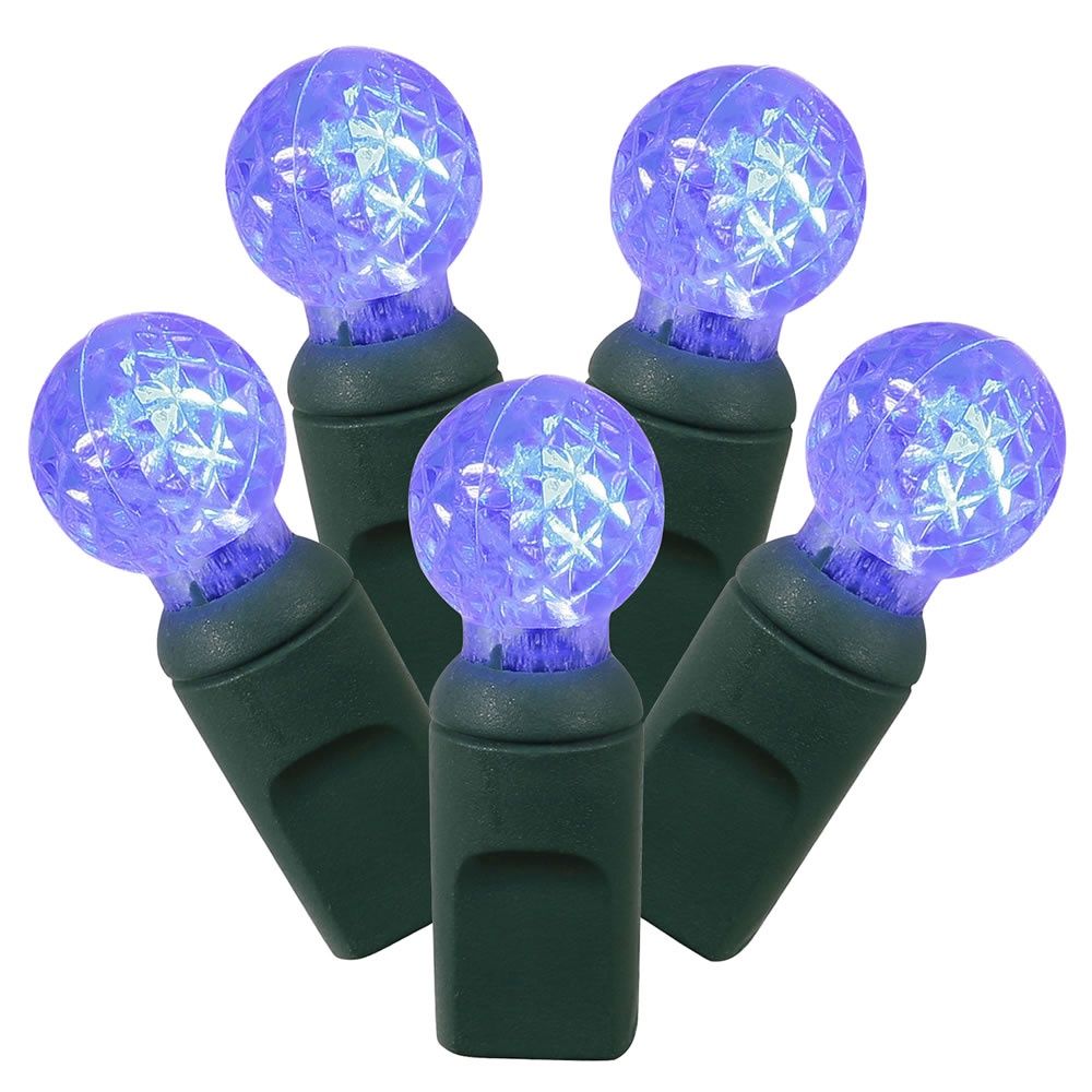 Light String, LED 50lt 25' blue g12