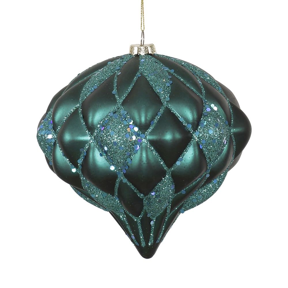 Ornament, Emerald Diamond 5" matte