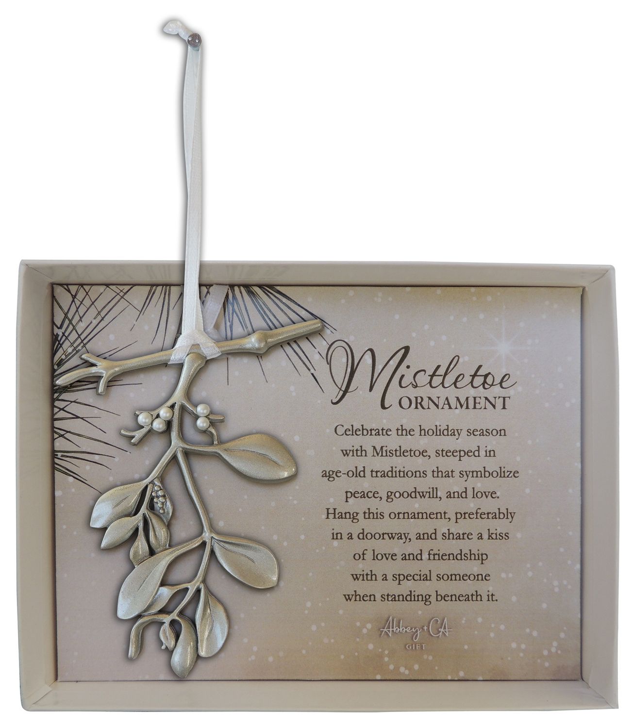 Ornament, Mistletoe boxed