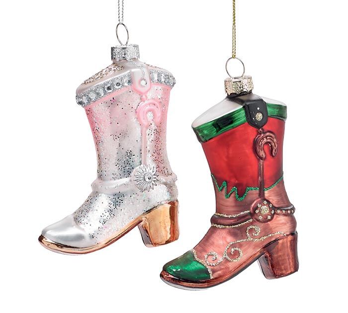 Ornament, Large Cowboy Boot Asst.