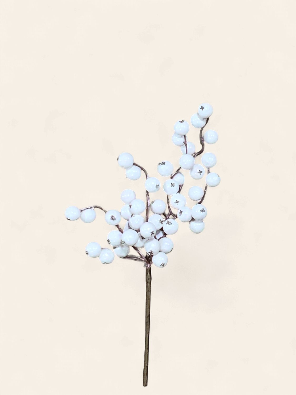 Pick, White Crabapple 12" shiny wh