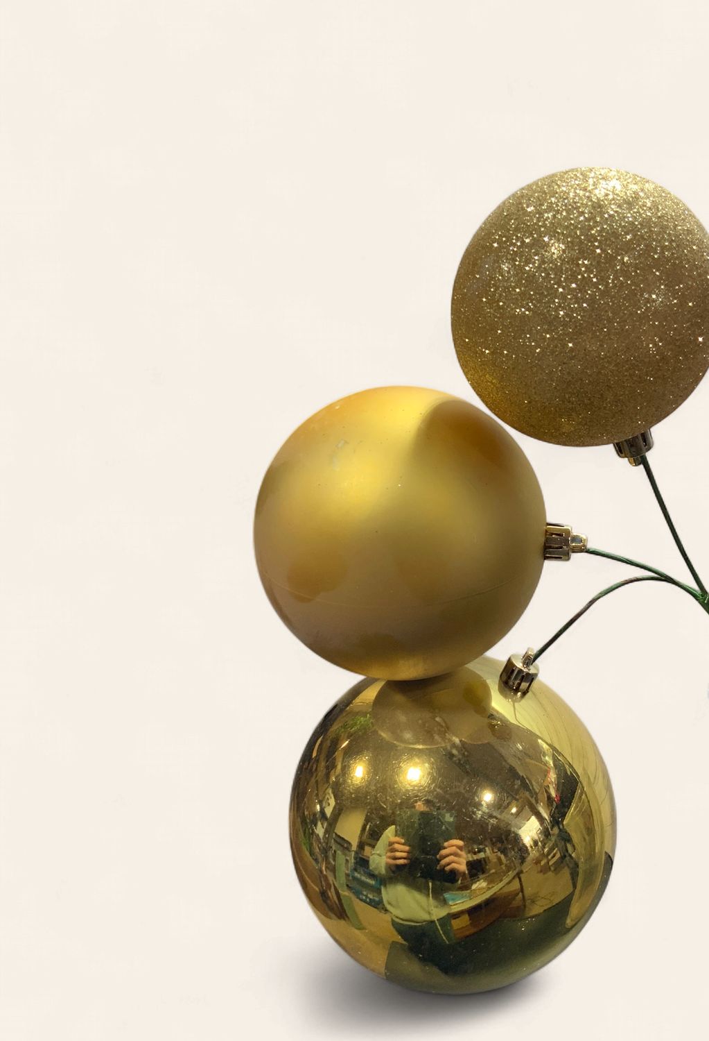Pick, Gold Ornament 18" lg