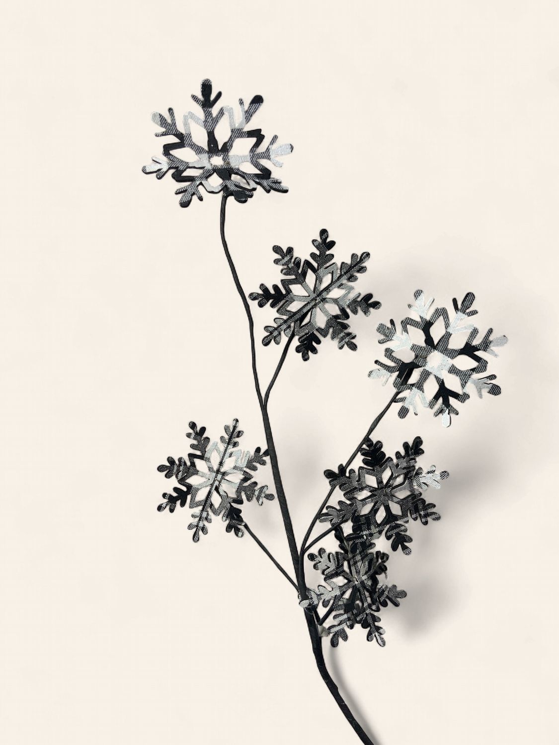 Pick, Plaid Snowflake blk/white