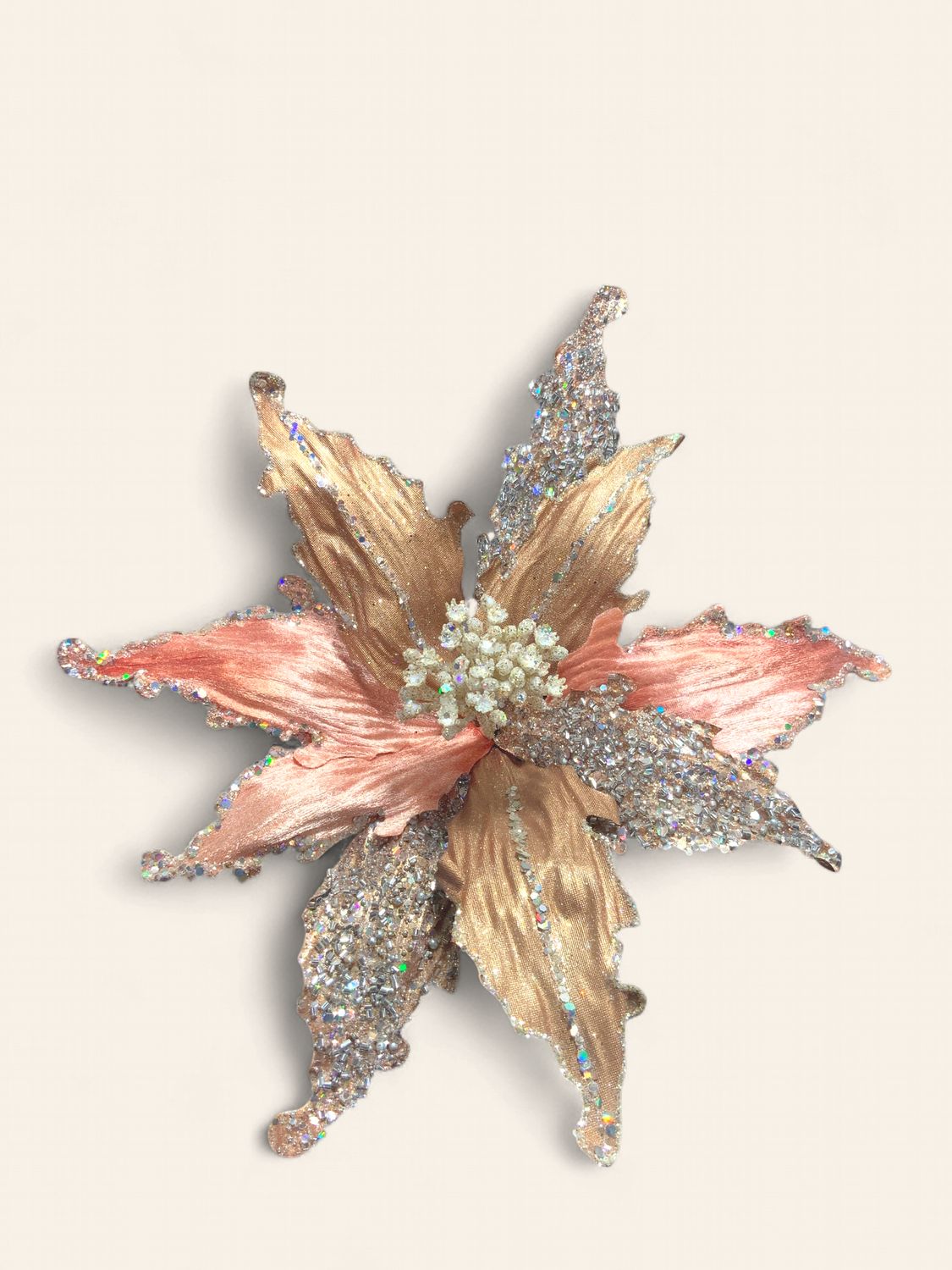 Poinsettia, Pink Pink/Glitter 15